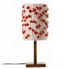 117. virus, bianco-rosso, paralume d20 h31,5